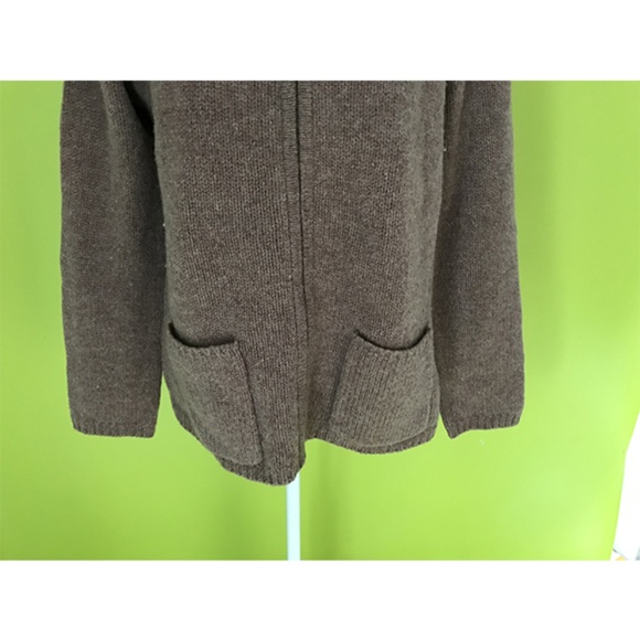 J. Crew Ribbed Collar Pure Wool Knit Sweater M - Picture 5 of 8